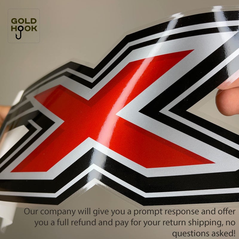 GOLD HOOK ملصقات F150 STX للشاحنة، ملصقات بديلة بجانب السرير، سلسلة ممتازة (لمسة نهائية معدنية) - Image 4